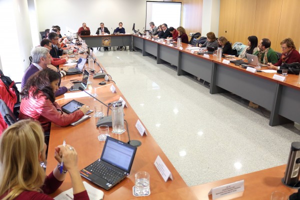 Sesión del Consejo de Gobierno celebrada esta mañana en la UPO.