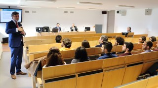 Juan José Cotorruelo durante el seminario del curso pasado