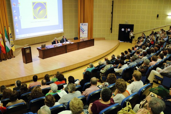 Acto de inauguración del Programa Universitario “Aula Abierta de Mayores” de la Universidad Pablo de Olavide.