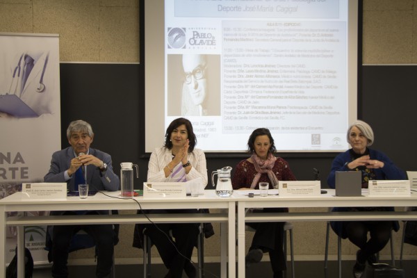 José Carlos Jaenes, Mª José Rienda, África Calvo y Leocricia Jiménez