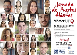 Jornada de Puertas Abiertas MásterUPO - 20 de marzo de 2018