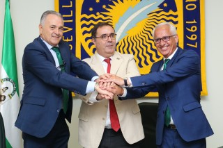 Rafael Gordillo, Vicente Guzmán y Federico Martínez