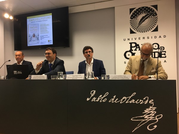 De izquierda a derecha: Francisco Ferraro, Eugenio Fedriani, Manuel Hidalgo y José María O´Kean