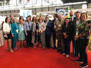 Representantes de las universidades públicas andaluzas en la conferencia de la EAIE