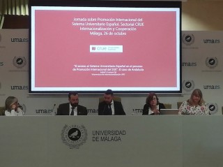Sectorial de la CRUE sobre internacionalización celebrada en la UMA
