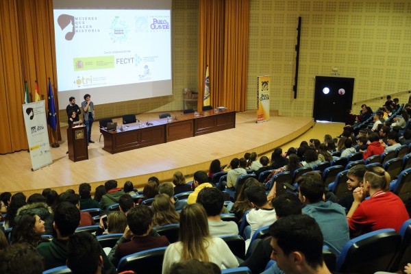 Imagen de las Jornadas "Mujeres que hacen Historia" celebradas en la UPO.