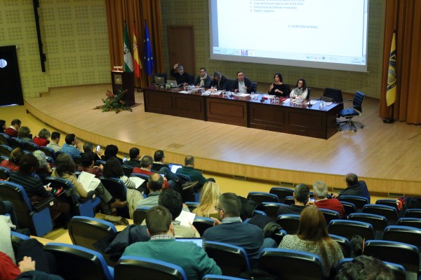 Sexta sesión del Claustro celebrada en el Paraninfo