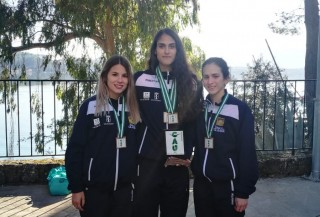 De izquierda a derecha: Estefanía Rodríguez, Mónica Hernández y Lucía Ruiz.