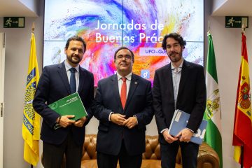 Francisco Javier Loscertales, Vicente Guzmán y Luis Navarro