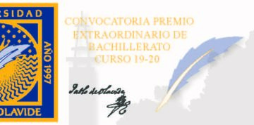 Premios de Bachillerato 2019/20