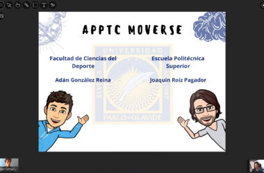 Imagen de la presentación de los TFG de Adán González y Joaquín Roiz.