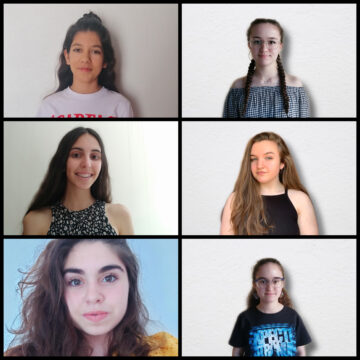 Las creadoras del vídeo ganador, seis alumnas de 3º de ESO del IES Martínez Montañés.