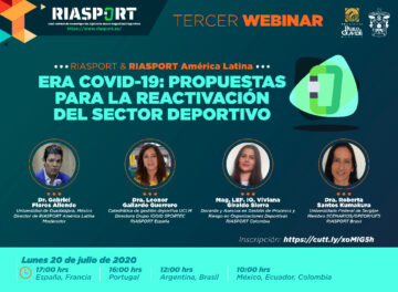 'Era COVID-19: Propuestas para la reactivación del sector deportivo' @ Online - Universidad Pablo de Olavide
