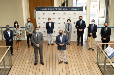 representantes de las universidades públicas andaluzas en Málaga