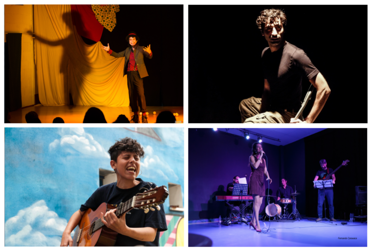 funciones del Programa Cultura Mínima: magia, música, teatro