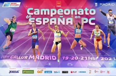 el Campeonato de España de Atletismo en Pista Cubierta en categoría absoluta