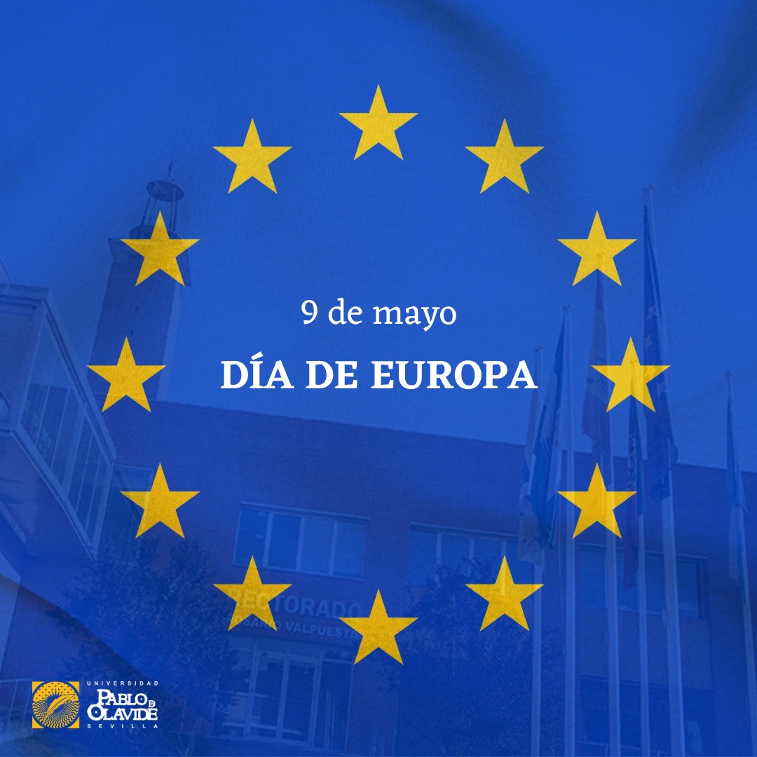 🇪🇺 Hoy 9 de mayo, Día de Europa, celebramos los valores que nos unen como comunidad: la igualdad, la paz, la solidaridad, la democracia y la cooperación, entre otros.Desde la Universidad Pablo de Olavide formamos parte activa de este proyecto común, impulsando el pensamiento crítico, la ciudadanía europea y la internacionalización 🌍✈️Cada año, nuestras y nuestros estudiantes viven experiencias que van más allá del aula, compartiendo conocimientos y culturas en universidades de toda Europa.Hoy, más que nunca, reafirmamos nuestro compromiso con una Europa abierta, inclusiva y consciente del papel que juega la educación en su futuro.#DíaDeEuropa #EuropeDay #9DeMayo #OlavideInternacional