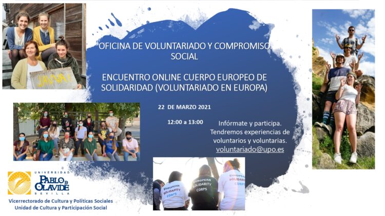 encuentro online sobre voluntariado en Europa