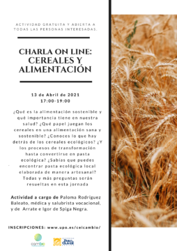 Jornada sobre cereales y alimentación