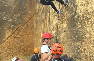 practicantes de espeleoarqueología