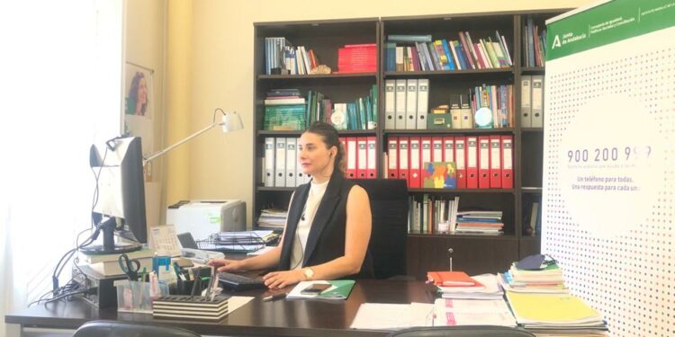 Marta Gómez en el IAM
