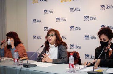 María Rosa Herrera, Antonia Jiménez y Montserrat Caro