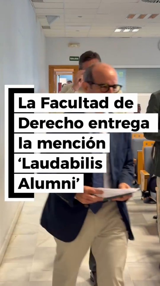 La @facultadderechoupo ha otorgado la mención especial Laudabilis Alumni a Marina Pardo Llanes, estudiante del Doble Grado en Derecho y Criminología, por el destacado trabajo realizado en su TFG.

Este reconocimiento forma parte de una iniciativa que distingue no solo el resultado final, sino también el rigor, la capacidad de análisis y la defensa oral desarrollados a lo largo de todo el proceso.

⚖️ Este modelo pionero de Trabajo Fin de Grado acerca al alumnado a los desafíos que encontrará en el ejercicio profesional y se ha convertido en una referencia para otras universidades.

👏 ¡Enhorabuena a Marina y al conjunto de estudiantes participantes en esta edición!

#FacultadDeDerecho #LaudabilisAlumni #Derecho #LaOlavideEresTú #UniversidadPablodeOlavide
