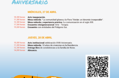 18 aniversario de la RU Flora Tristán - cartel de actividades