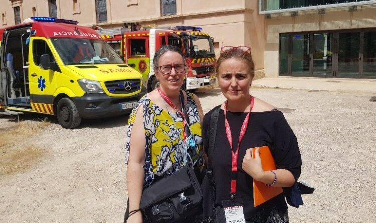 Rocío Ortiz y Pilar Ortiz, investigadoras del proyecto FENIX