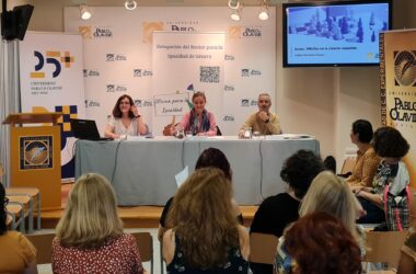 Ángela Bernardo, Pilar Ortiz y Emilio Siendones