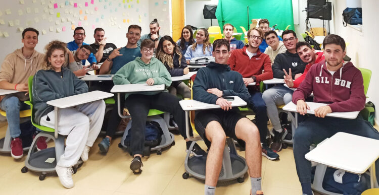 Estudiantes de CAFD UPO