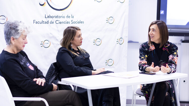 Rosalía Martínez, Mónica Domínguez y Rosa M.Díaz