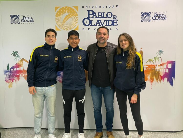 Tony Díaz. Pablo García, Antonio Fernández y Cristina Serrano