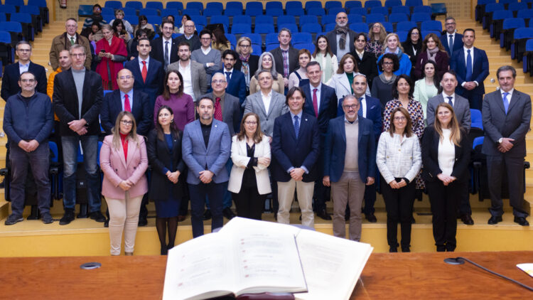 Nuevo profesorado de la UPO tras tomar posesión