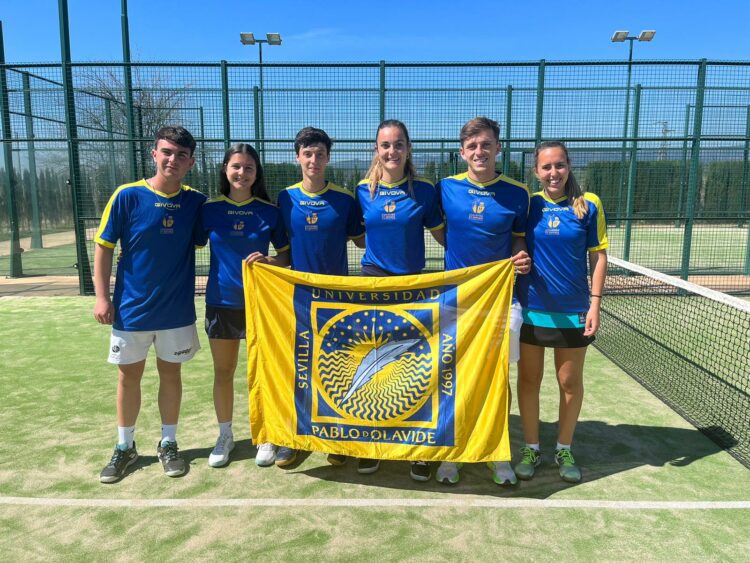 Equipo de pádel de la UPO