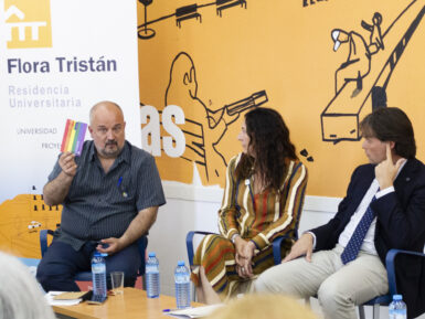 Jorge Pérez, Loles López y Francisco Oliva