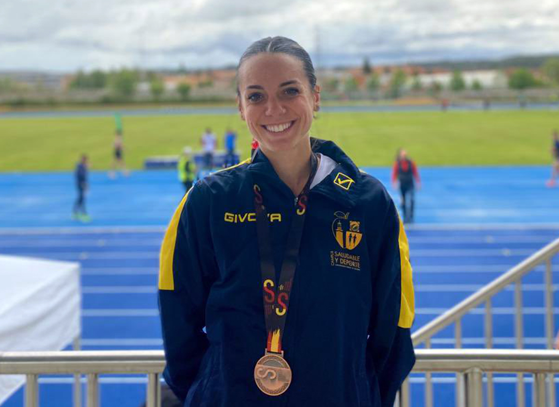 La de la UPO Valme Prado, en el de Universitario de atletismo - DUPO - Diario de la Universidad Pablo de Olavide