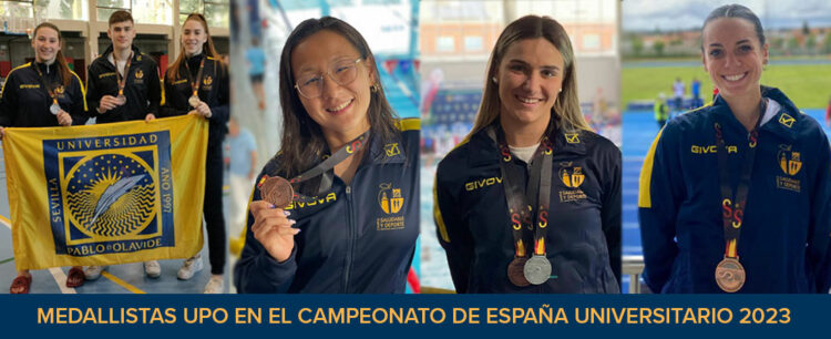 Medallistas de la UPO en el CEU 2023