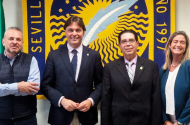 David Cobos, Francisco Oliva, Julio César Abaunza y M. José Parejo