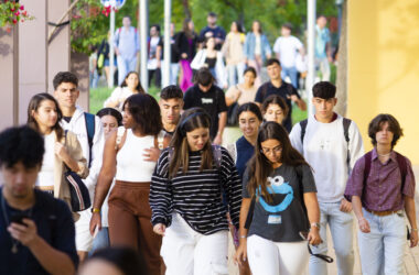 Primer día de clases en la UPO