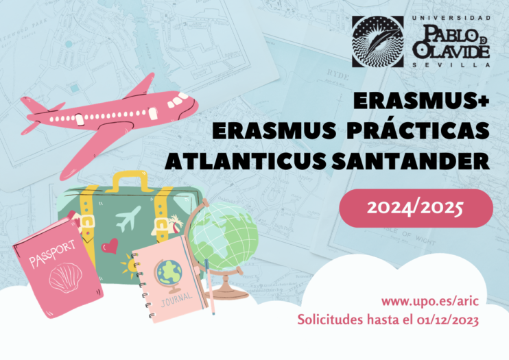 Publicadas las Convocatorias Erasmus, Erasmus prácticas y Atlanticus-Santander para el curso 2024-2025