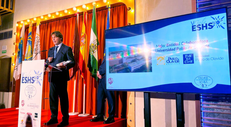 Francisco Oliva en la V Gala de Premios ESHS