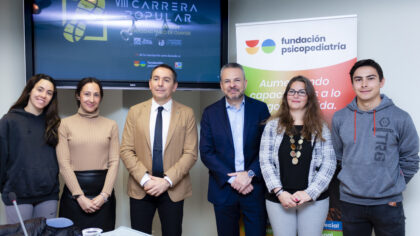 Victoria Tirsa Hervás, Antonio Fernández, David Cobos y Elena Blasco, y con Rocío Rodríguez y Pablo Fernández