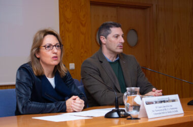 Laura López de la Cruz junto a Juan Pedro López Peñalver.