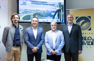 Javier Pérez, Antonio Fernández, José Antonio González y Gerardo Bielons en la presentación de EUCAPA 2024