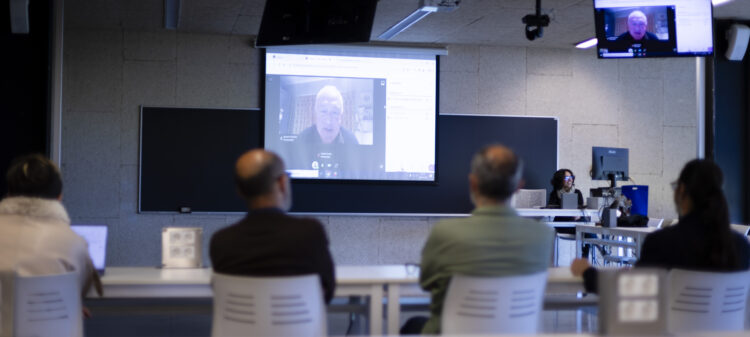 Joseph O'Connor ha intervenido online en las Jornadas