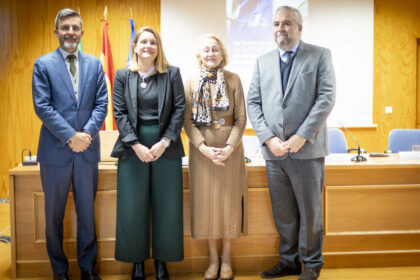 Andrés Muñoz, Gloria Fernández, César Hornero y Lucía Millán
