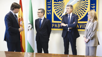 Francisco Oliva, Félix Bolaños, Pedro Fernández y Laura López de la Cruz