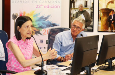 Anabel Díez y Rafael Rodríguez en los Cursos de Verano de Carmona