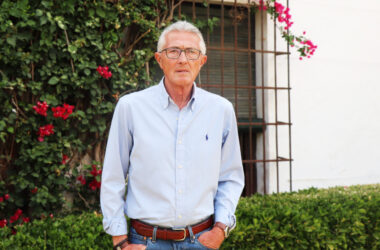 Rafael Rodríguez en la sede de la UPO en Carmona